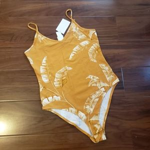 H&M yellow bodysuit